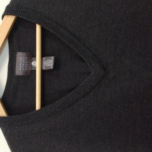 Mercer Street Studio XXL Grey Merino Wool Sweater Vest